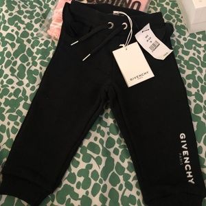 Brand new Givenchy baby girl jogger pants 12m